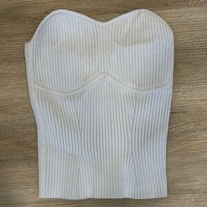 Wilfred grey knit tube top